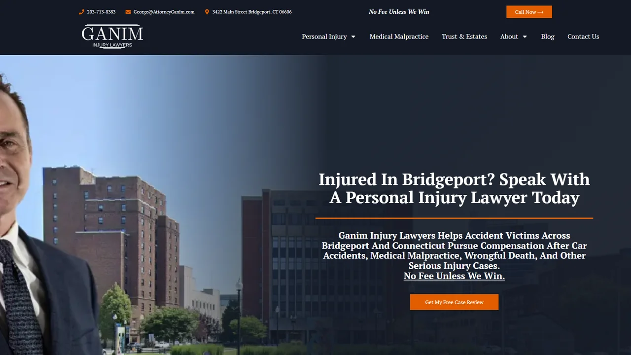 Ganim Injury Lawyers - Bridgeport, CT office in Bridgeport, Connecticut