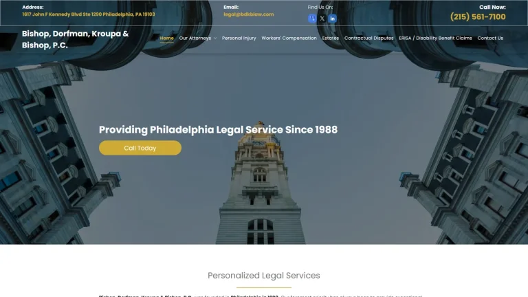 Bishop Dorfman Kroupa & Bishop P.C. - Philadelphia, PA - Attorney in Philadelphia