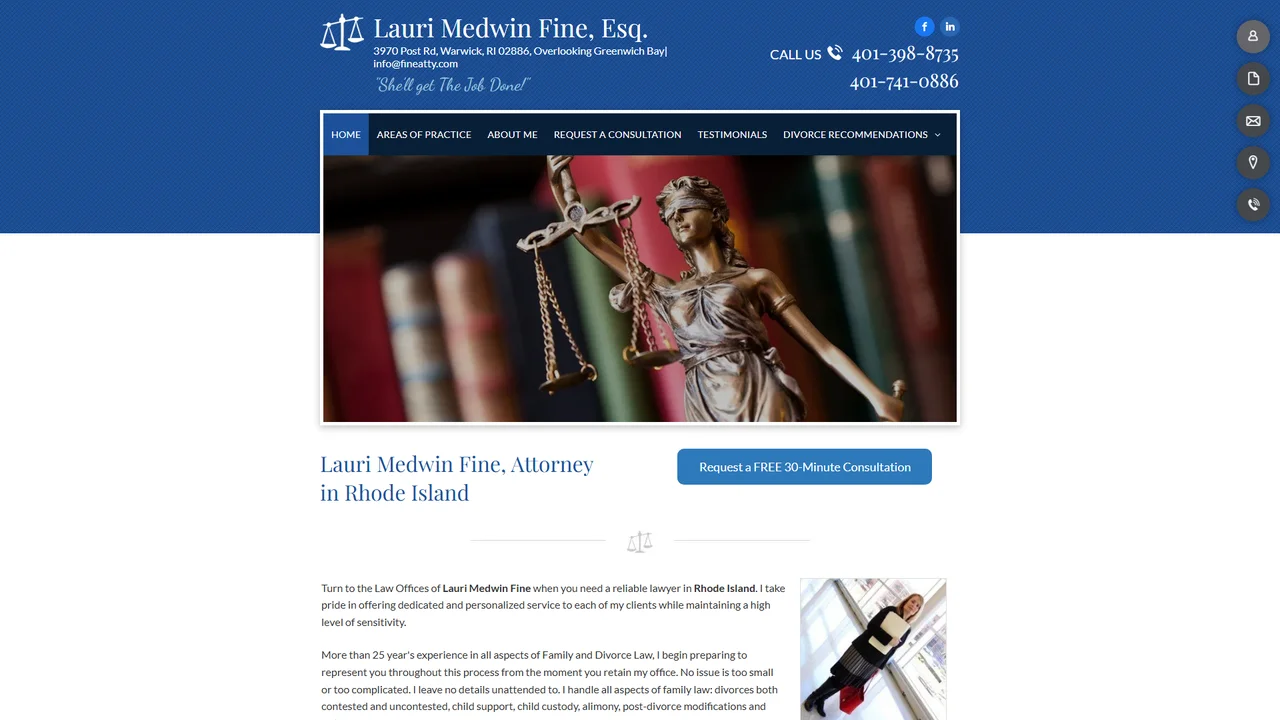 Lauri Medwin Fine Esq. - Warwick, RI office in Warwick, Rhode Island