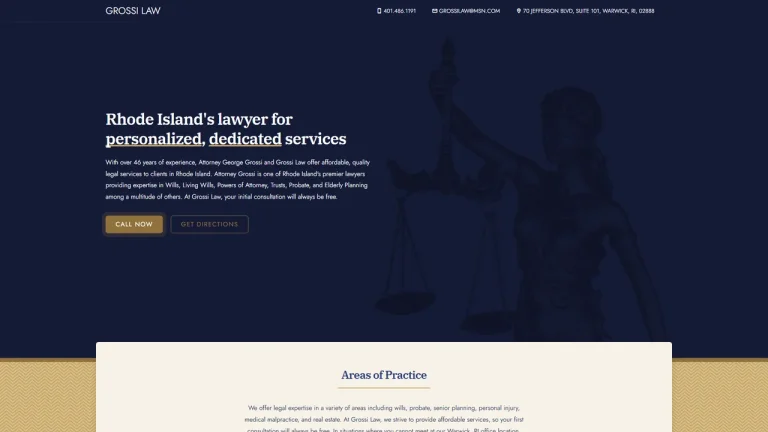 Grossi Law - George J Grossi Attorney at Law - Warwick, RI - Attorney in Warwick