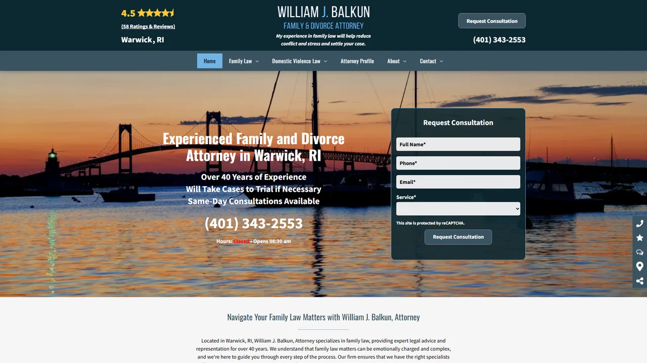 William J. Balkun, Attorney - Warwick, RI office in Warwick, Rhode Island