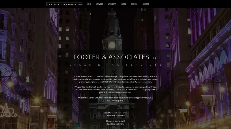 Footer and Associates LLC - Philadelphia, PA - Attorney in Philadelphia