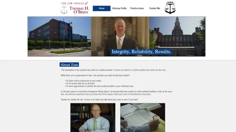 Law Offices of Thomas H. O'Brien - Warwick, RI - Attorney in Warwick
