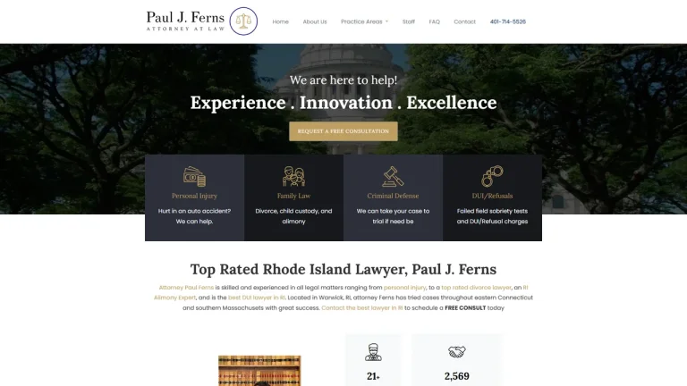 Paul J. Ferns, Attorney at Law - Warwick, RI - Attorney in Warwick