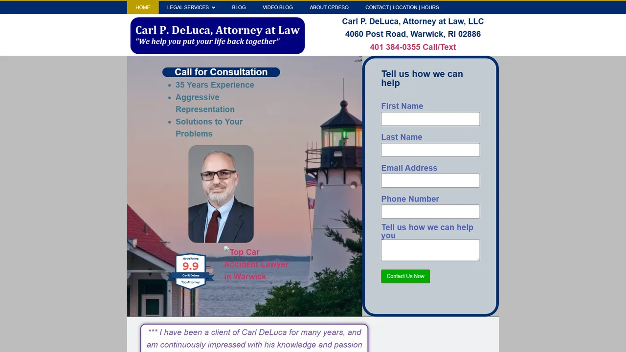Carl P. DeLuca, Attorney at Law, LLC - Warwick, RI office in Warwick, Rhode Island