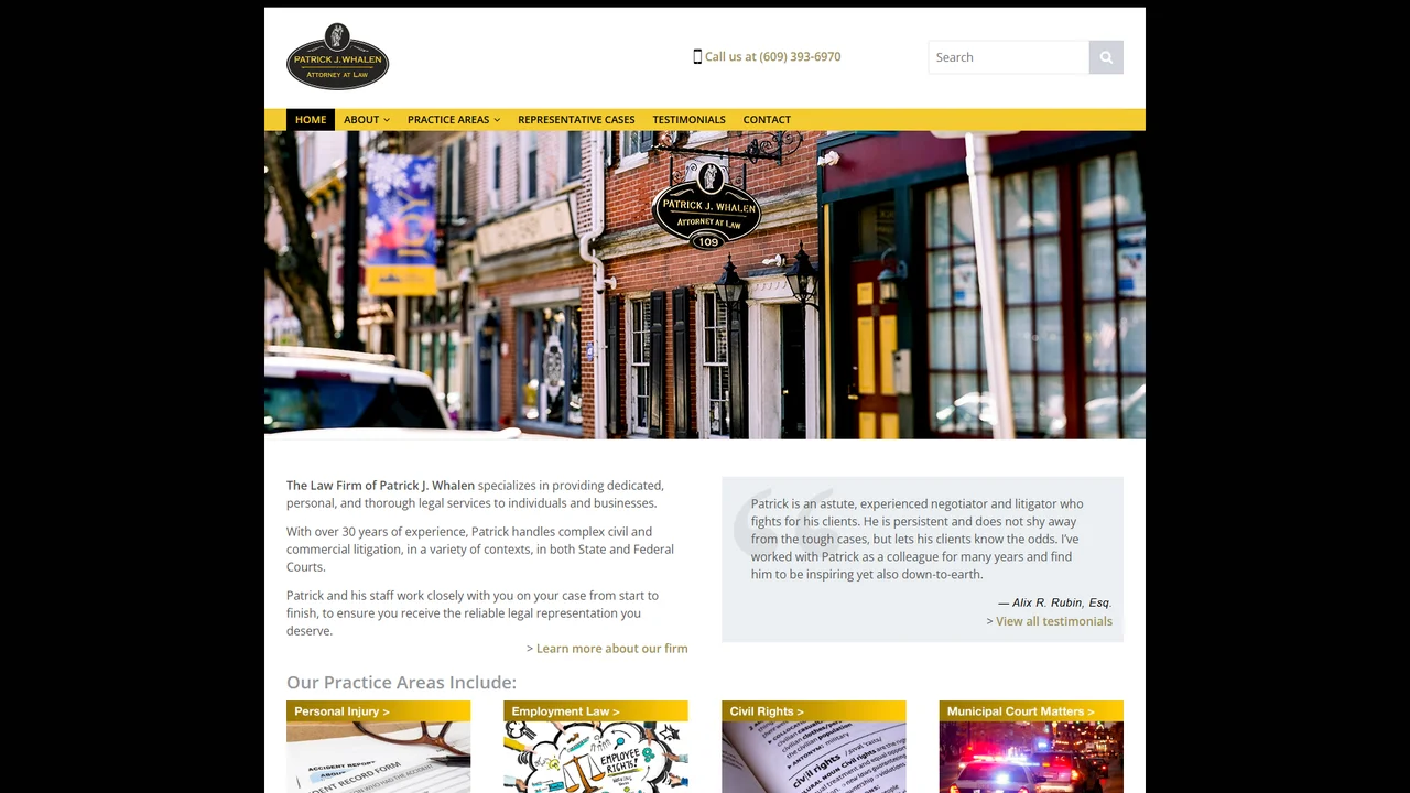 Patrick J. Whalen, Attorney at Law, LLC - Trenton, NJ office in Trenton, New Jersey