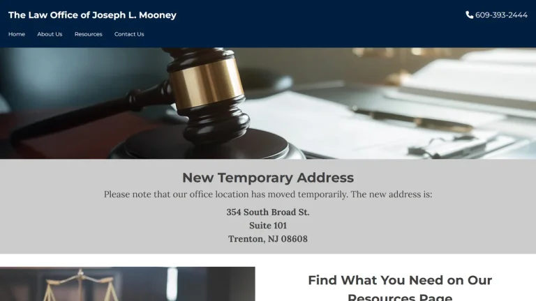 Joseph L Mooney III Attorney At Law - Trenton, NJ - Attorney in Trenton