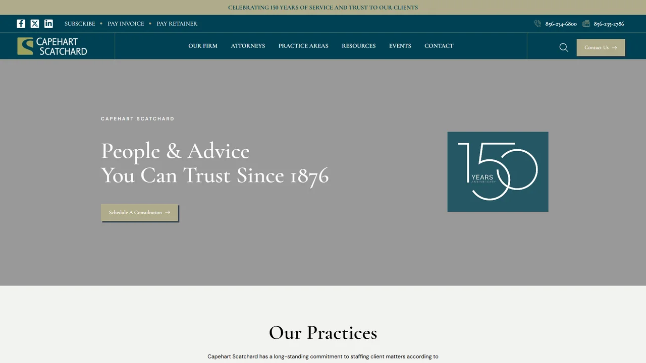 Capehart Scatchard - Trenton, NJ office in Trenton, New Jersey