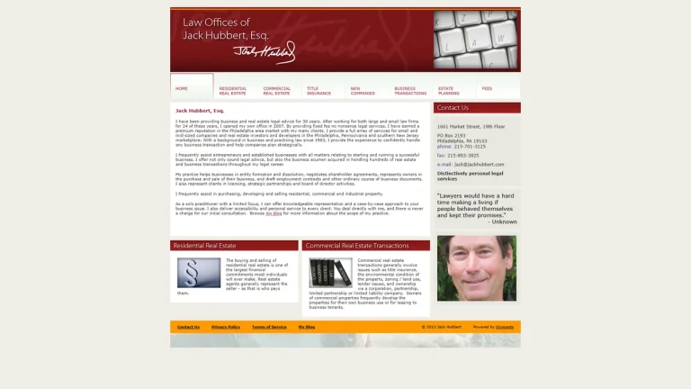 Jack Hubbert Esq. - Philadelphia, PA - Attorney in Philadelphia