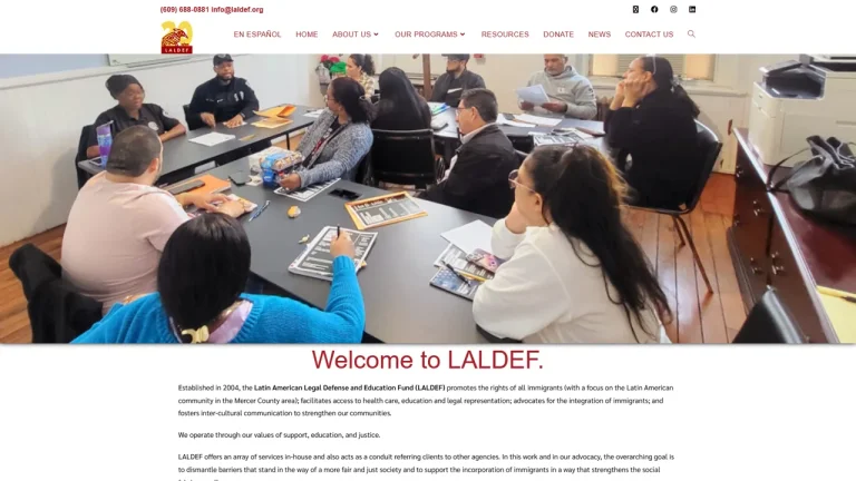 The Latin American Legal Defense and Education Fund, Inc - Trenton, NJ - Attorney in Trenton