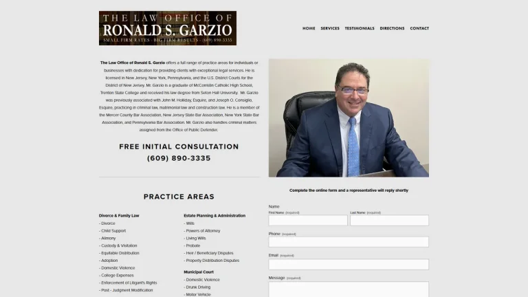 Law Office of Ronald S. Garzio - Trenton, NJ - Attorney in Trenton