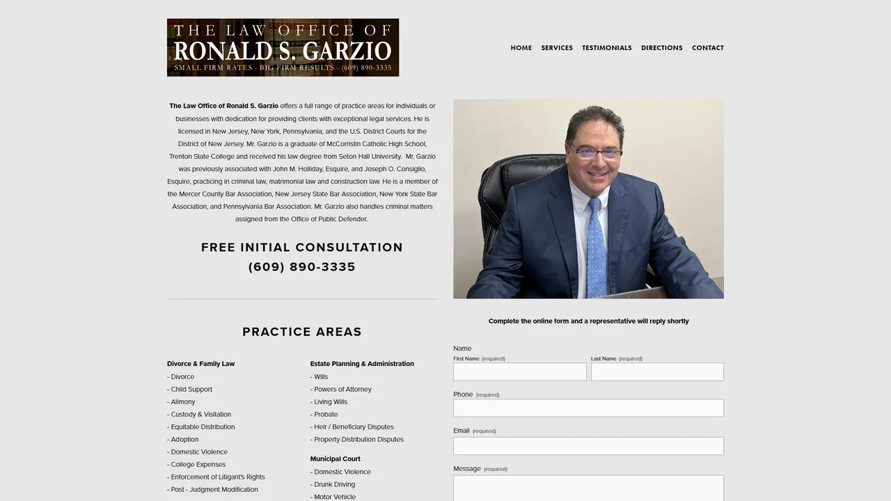 Law Office of Ronald S. Garzio - Trenton, NJ office in Trenton, New Jersey