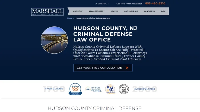Marshall Criminal Defense & DWI Lawyers - Jersey City, NJ - Attorney in Jersey City
