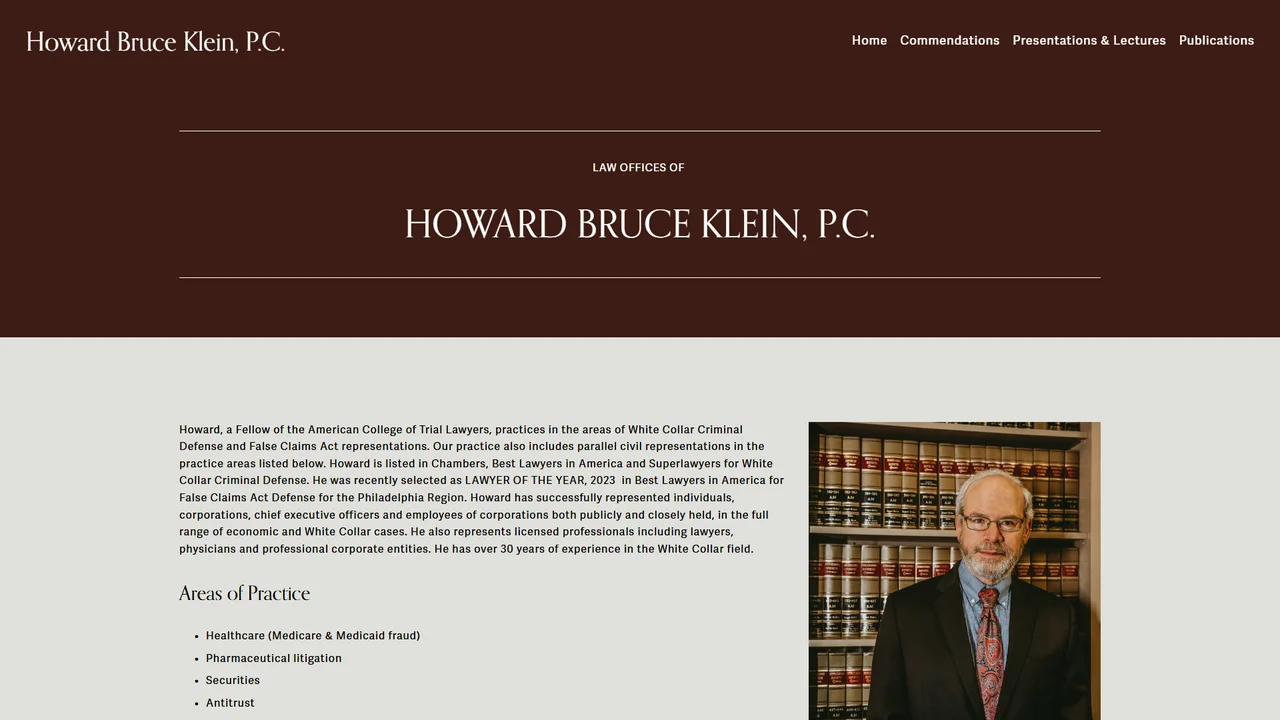 Law Offices Of Howard Bruce Klein, PC - Philadelphia, PA office in Philadelphia, Pennsylvania