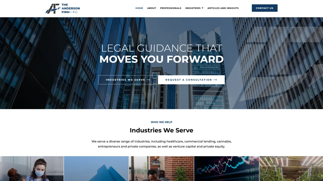 The Anderson Firm, P.C. - Jersey City, NJ office in Jersey City, New Jersey