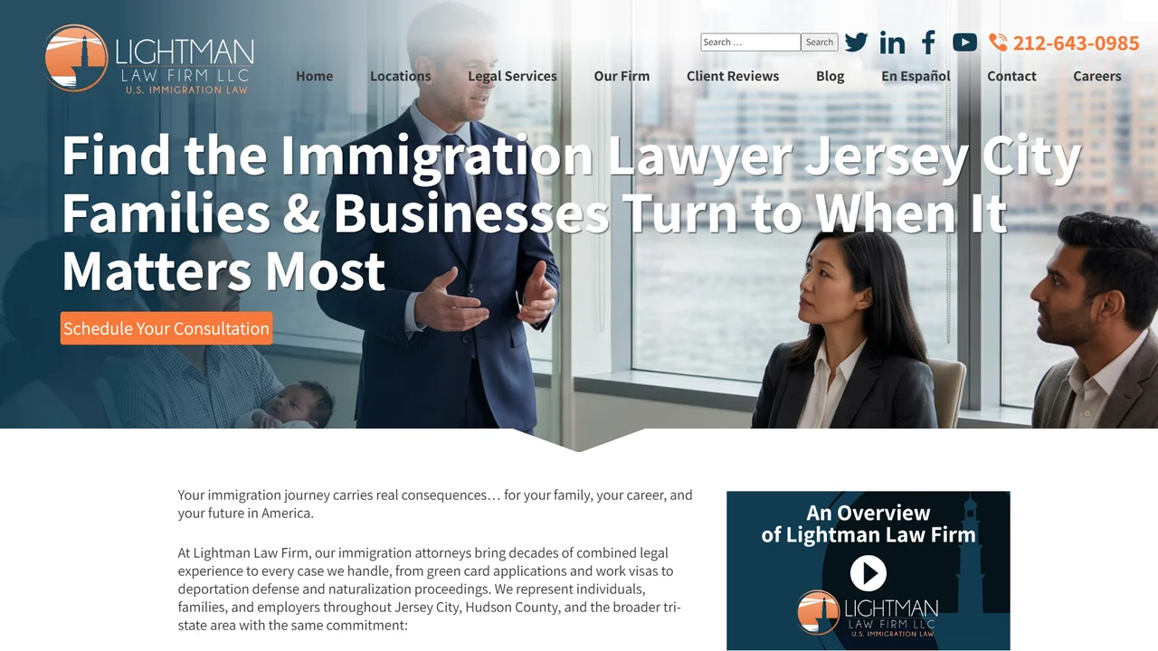 Lightman Law Firm - Jersey City, NJ office in Jersey City, New Jersey
