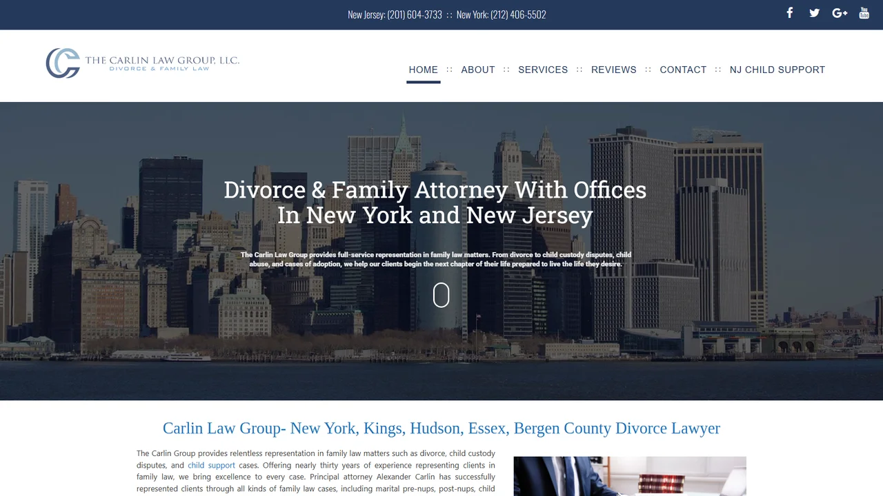 The Carlin Law Group, LLC - Jersey City, NJ office in Jersey City, New Jersey