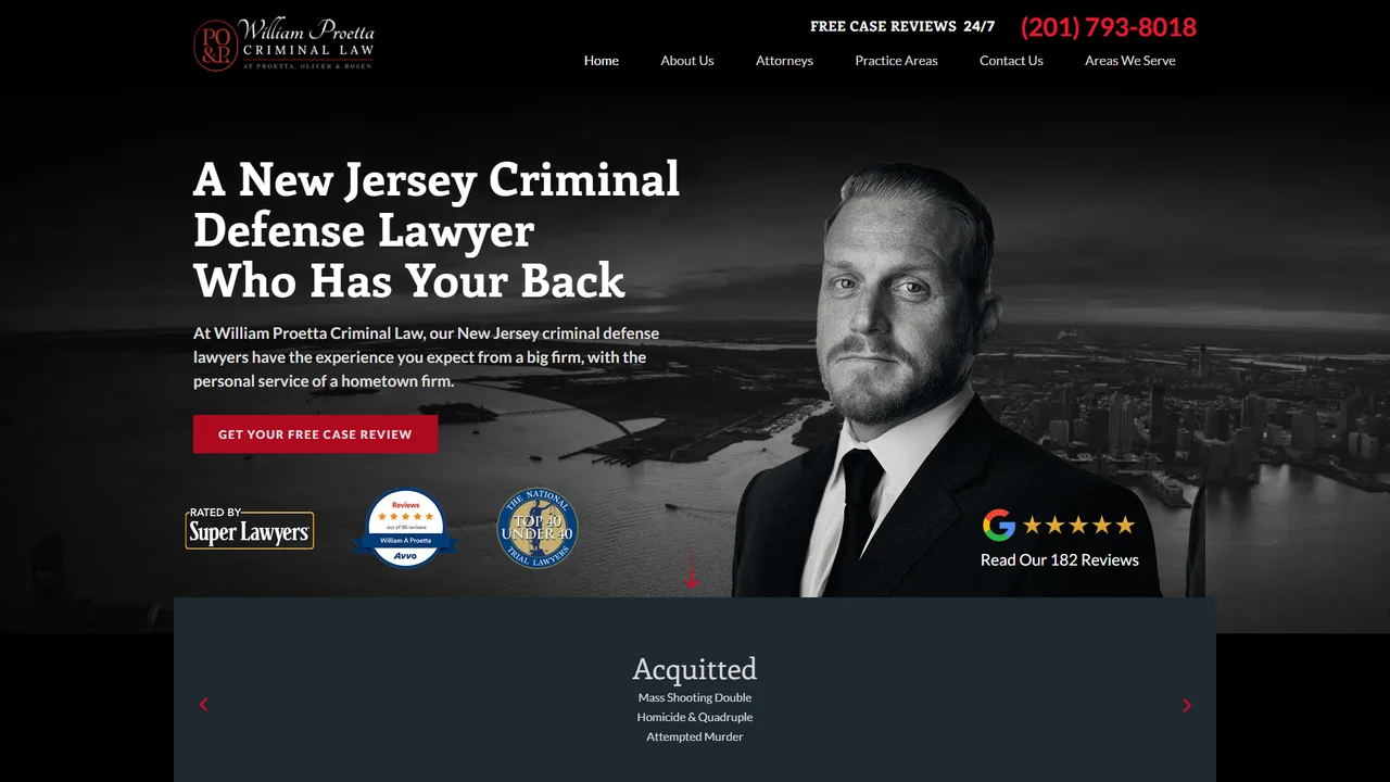 William Proetta Criminal Law - Jersey City, NJ office in Jersey City, New Jersey