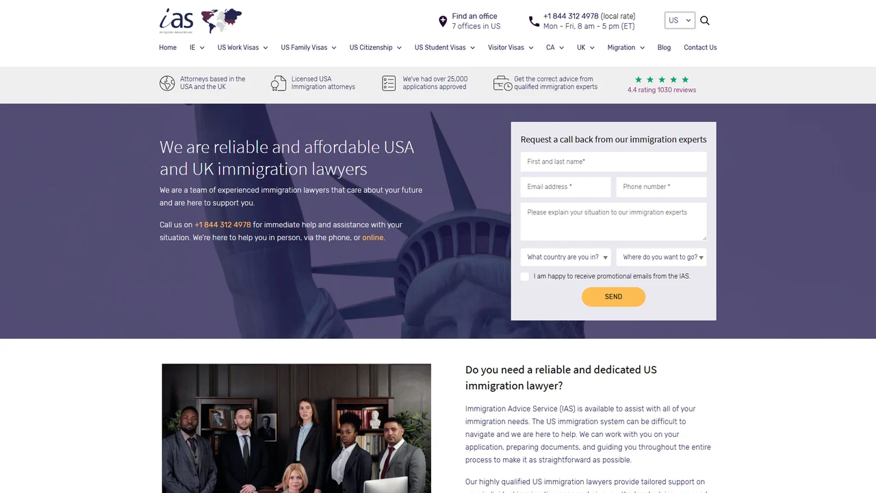 Immigration Advice Service - Jersey City, NJ office in Jersey City, New Jersey