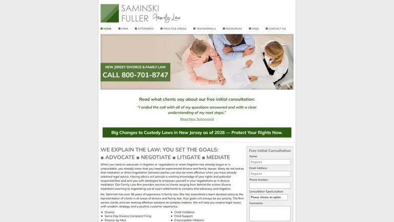 Saminski Fuller Family Law - Jersey City, NJ - Attorney in Jersey City