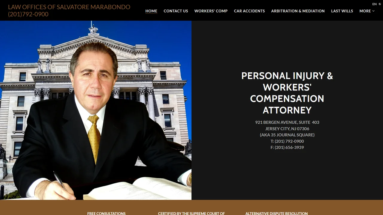 Salvatore Marabondo Law Office - Jersey City, NJ office in Jersey City, New Jersey