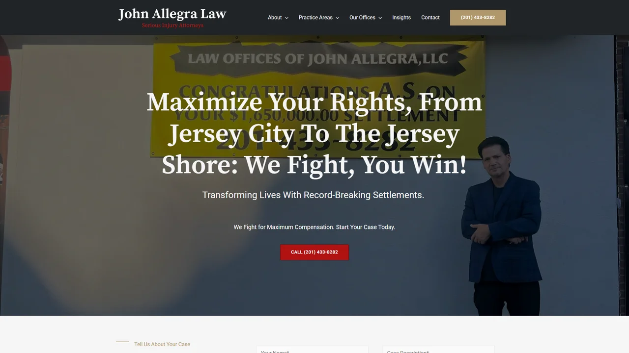 John Allegra Law - Jersey City, NJ office in Jersey City, New Jersey