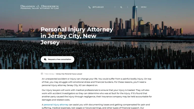 Brandon J. Broderick, Attorney at Law - Jersey City, NJ - Attorney in Jersey City