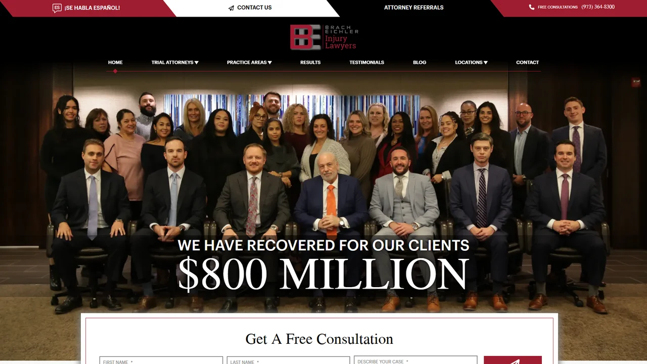 Brach Eichler Injury Lawyers - Newark, NJ office in Newark, New Jersey