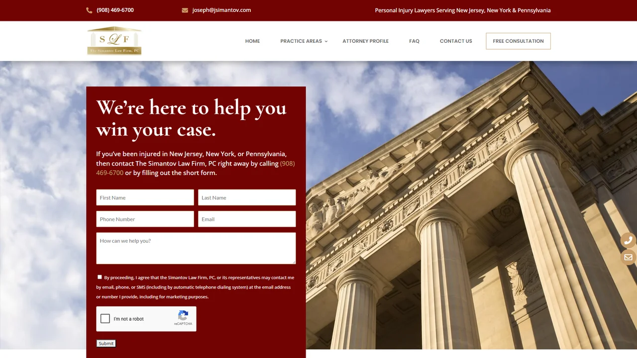 The Simantov Law Firm, PC - Newark, NJ office in Newark, New Jersey