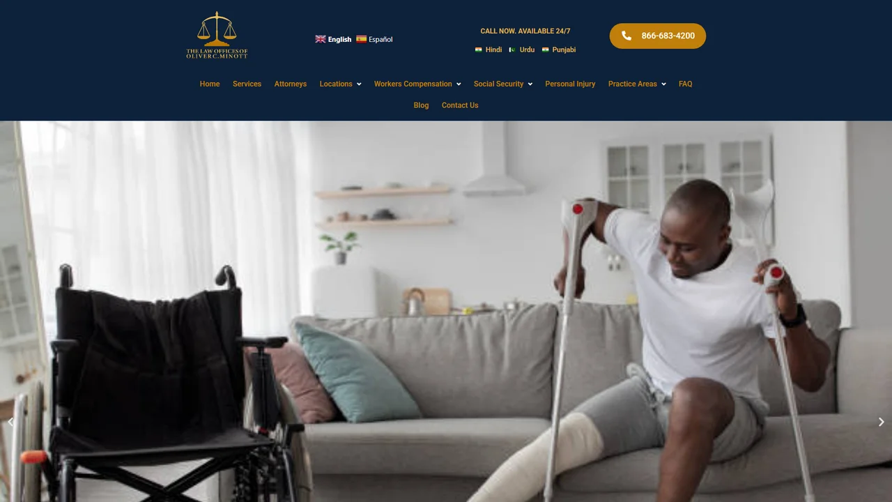 Law Offices of Oliver C. Minott - Newark, NJ office in Newark, New Jersey