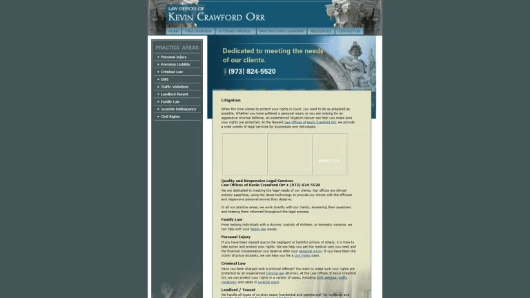 Law Offices of Kevin Crawford Orr - Newark, NJ - Attorney in Newark