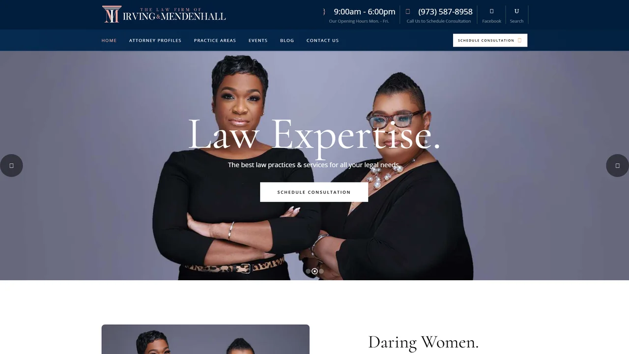 The Law Firm of Irving & Mendenhall - Newark, NJ office in Newark, New Jersey
