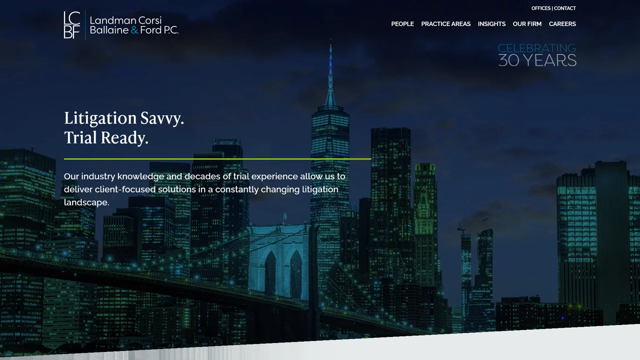 Landman Corsi Ballaine & Ford P.C. - Newark, NJ office in Newark, New Jersey