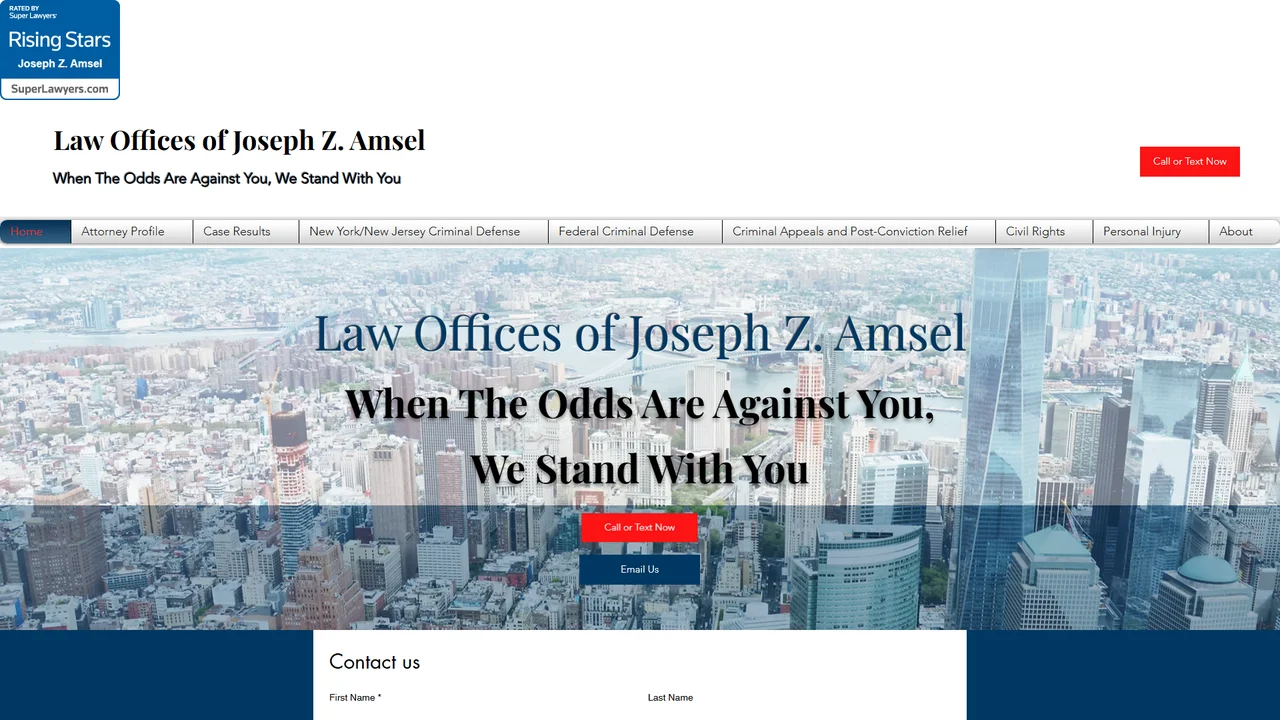 Law Offices of Joseph Z. Amsel, PLLC - Newark, NJ office in Newark, New Jersey