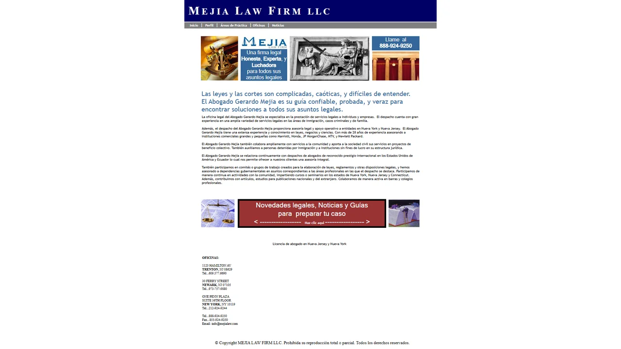 Mejia Law Firm, LLC - Newark, NJ office in Newark, New Jersey