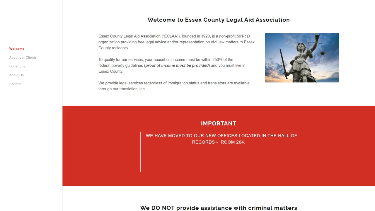 Essex County Legal Aid Association - Newark, NJ office in Newark, New Jersey