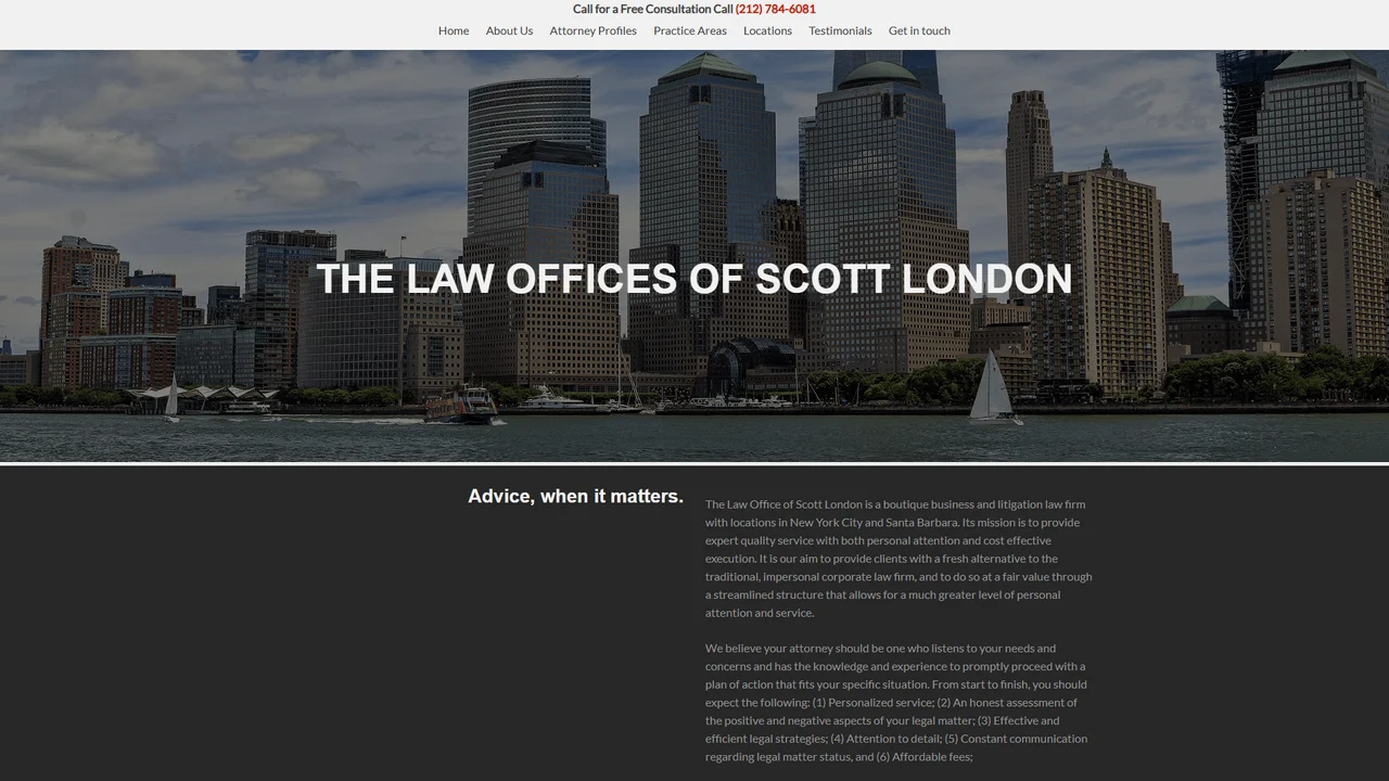 The Law Office of Scott London - Newark, NJ office in Newark, New Jersey