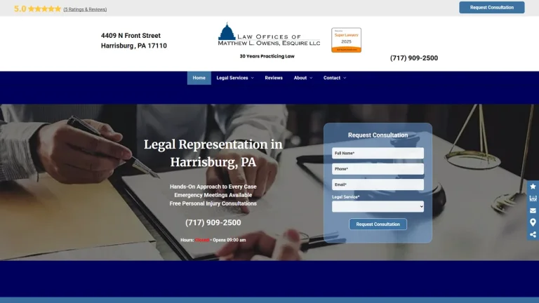 Law Offices of Matthew L. Owens - Harrisburg, PA - Attorney in Harrisburg