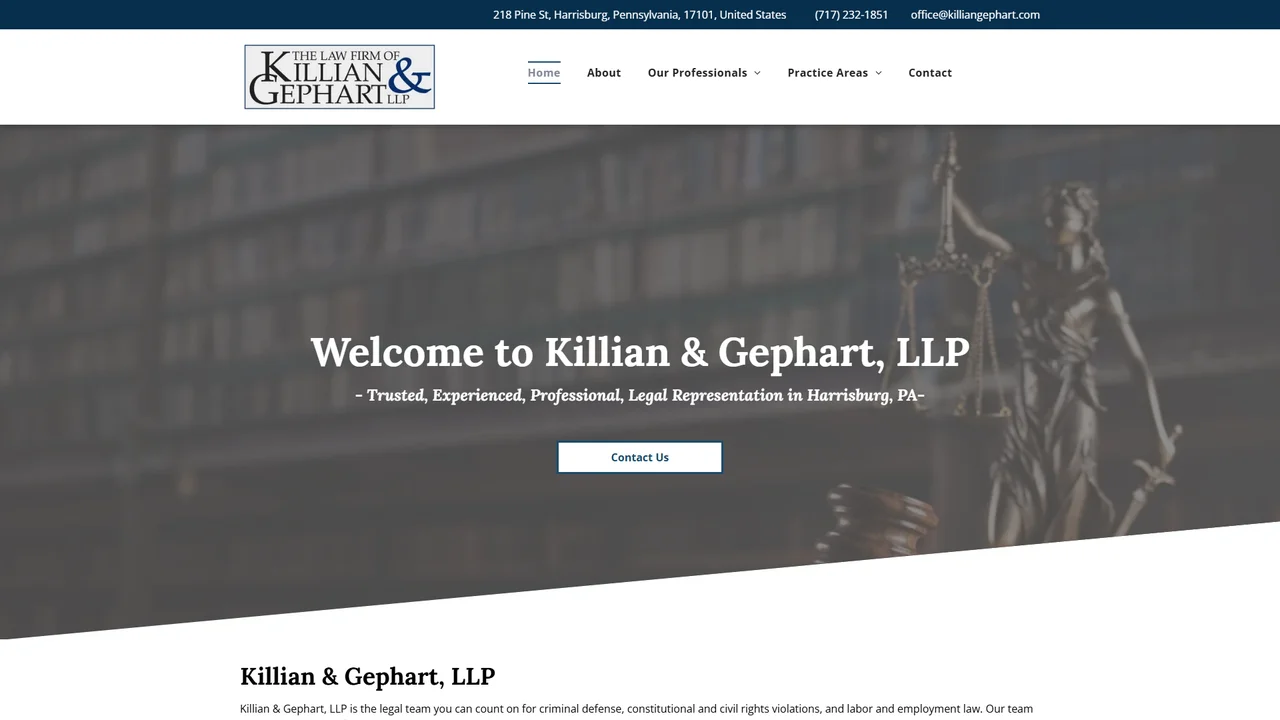 Killian & Gephart, LLP - Harrisburg, PA office in Harrisburg, Pennsylvania