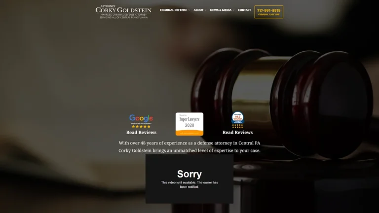 Attorney Corky Goldstein - Harrisburg, PA - Attorney in Harrisburg