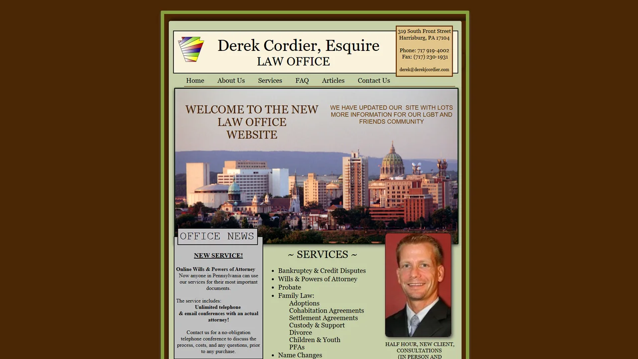 Law Office of Derek Cordier - Harrisburg, PA office in Harrisburg, Pennsylvania