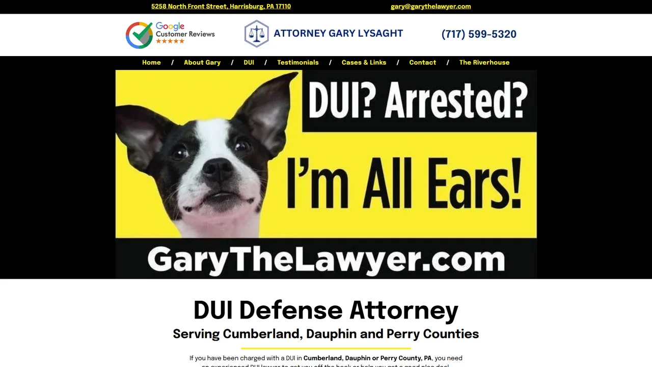 Attorney Gary Lysaght - Harrisburg, PA office in Harrisburg, Pennsylvania