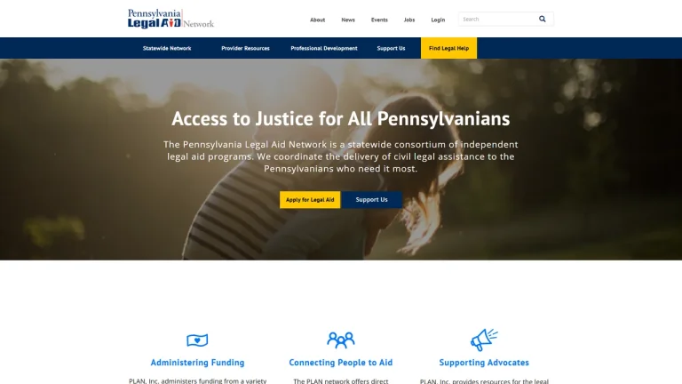 Pennsylvania Legal Aid Network, Inc. - Harrisburg, PA - Attorney in Harrisburg