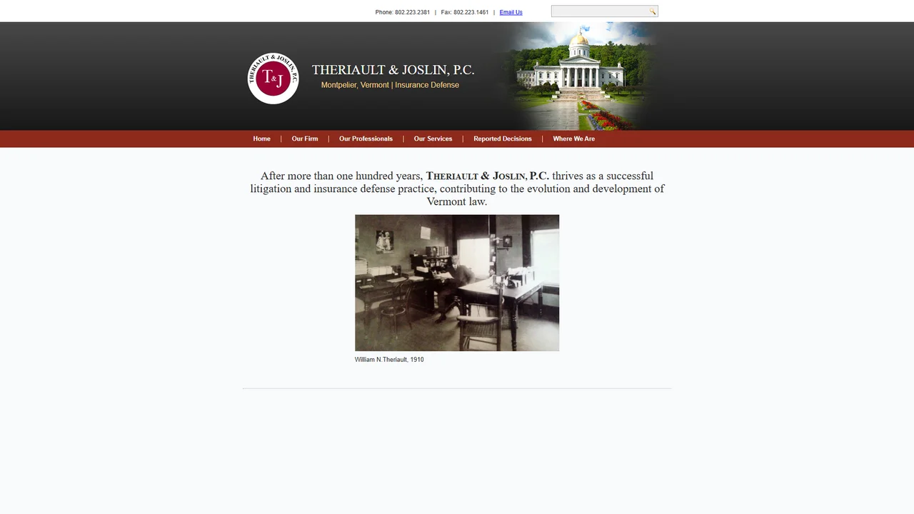 Theriault & Joslin, P.C. - Montpelier, VT office in Montpelier, Vermont