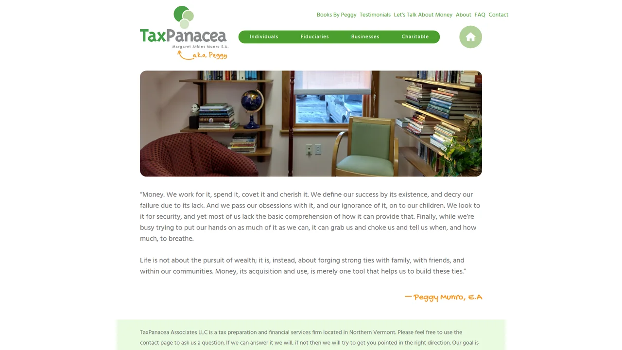 TaxPanacea Associates LLC - Montpelier, VT office in Montpelier, Vermont