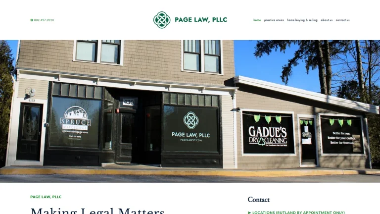Page Law PLLC - Burlington, VT - Attorney in Burlington