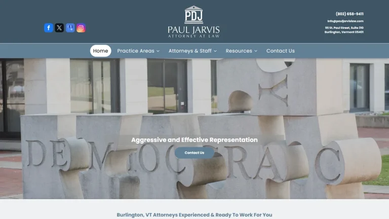 Paul Jarvis Law - Burlington, VT - Attorney in Burlington