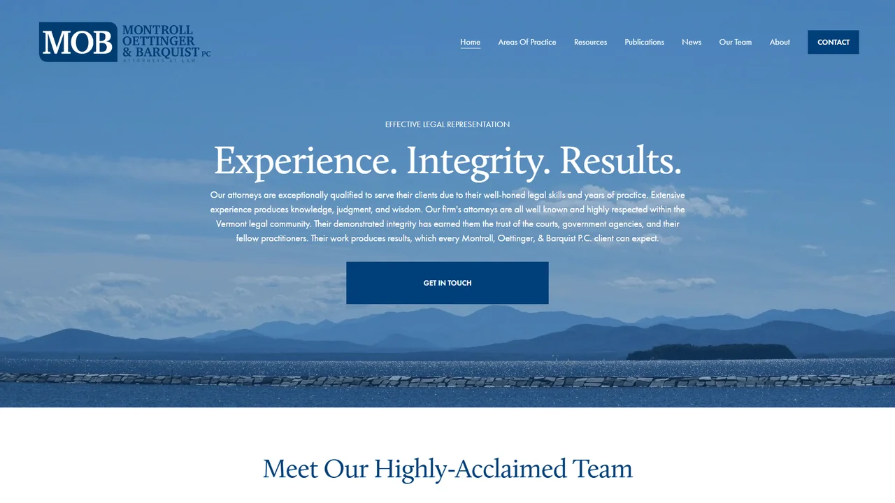 Montroll, Oettinger & Barquist P.C. - Burlington, VT office in Burlington, Vermont