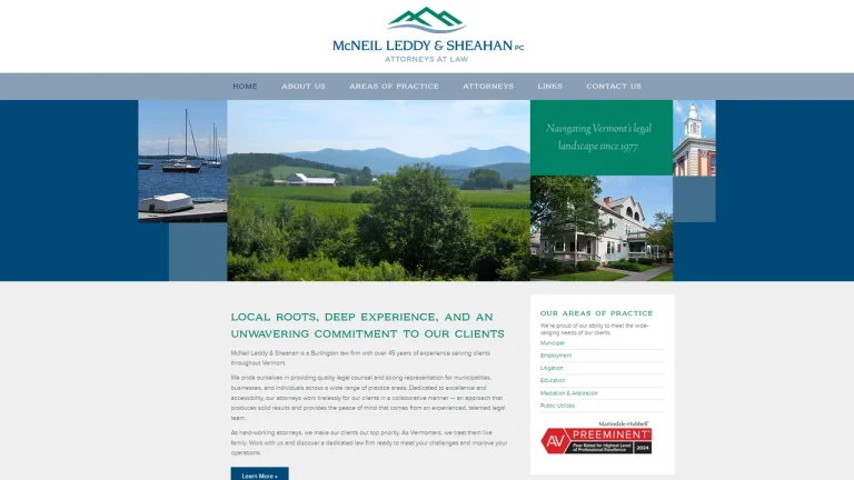 McNeil Leddy & Sheahan PC - Burlington, VT - Attorney in Burlington