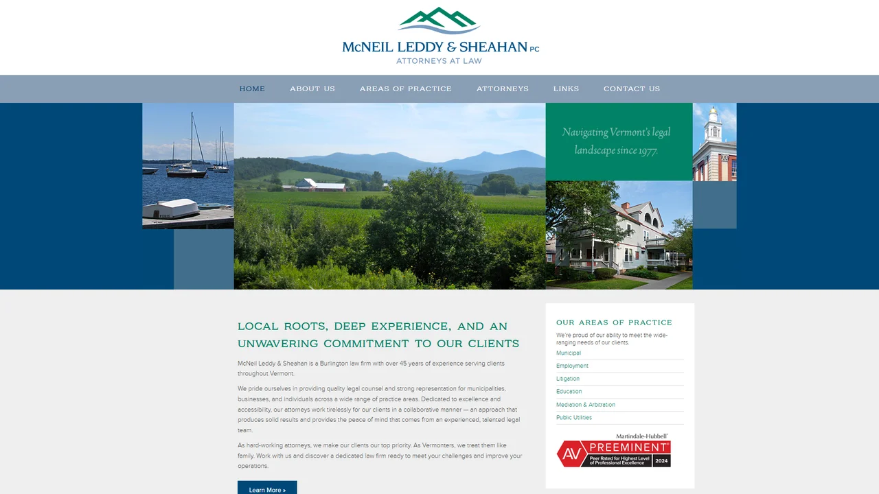 McNeil Leddy & Sheahan PC - Burlington, VT office in Burlington, Vermont